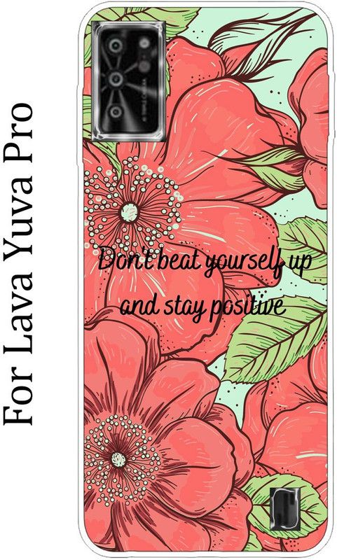 mitzvah Back Cover for Lava Yuva Pro  (Orange, Green, Grip Case, Silicon, Pack of: 1)
