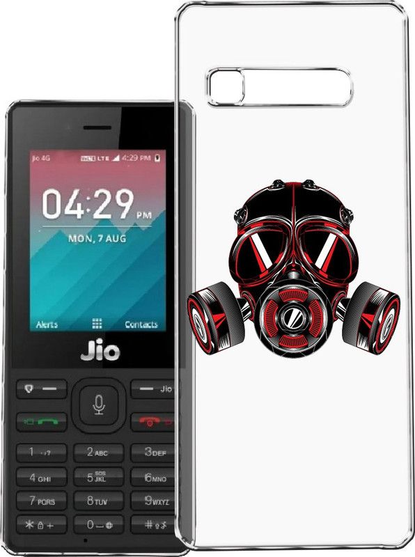 HANIRY Back Cover for Jio F220 / f220 mobile cover | POLLUTION MASK | Design | PNG_37  (Multicolor, Flexible, Silicon, Pack of: 1)