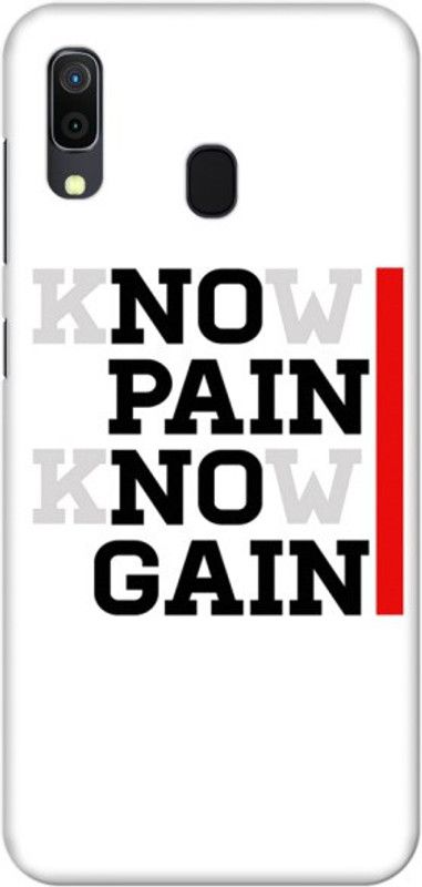 COBIERTAS Back Cover for Samsung Galaxy A30  (White, Black, Hard Case)