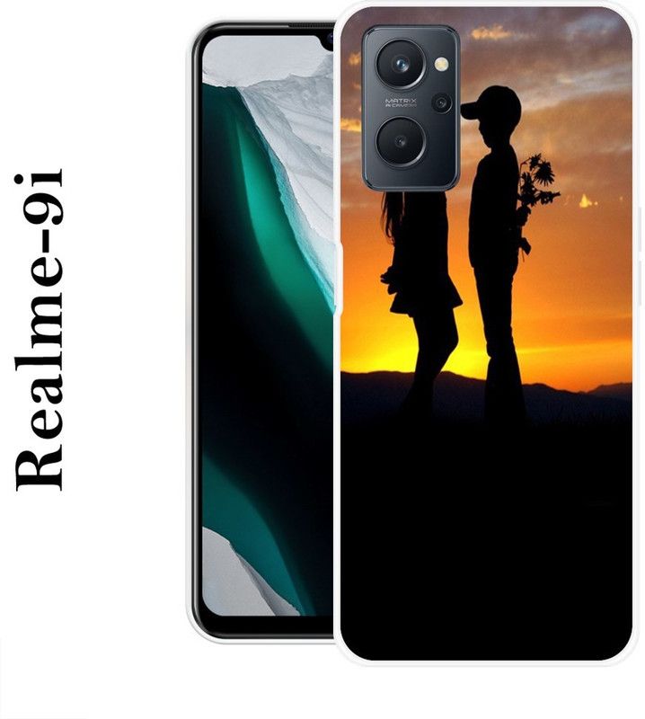 PALWALE BALAJI Back Cover for Realme 9i  (Yellow, Black, Silicon)