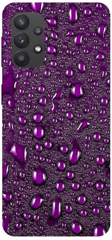 Wall Art Back Cover for SAMSUNG GALAXY M32 (5G) Pattern, Purple, Doted Printed  (Multicolor, Dual Protection, Pack of: 1)