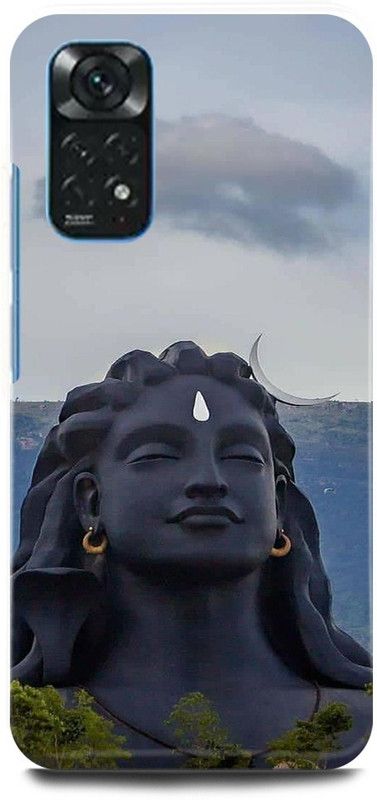 play fast Back Cover for Redmi Note 11S ADIYOGI, SHIVA, STATUE, SHIV, JI, MAHADEV, MAHAKAL  (Grey, Hard Case)