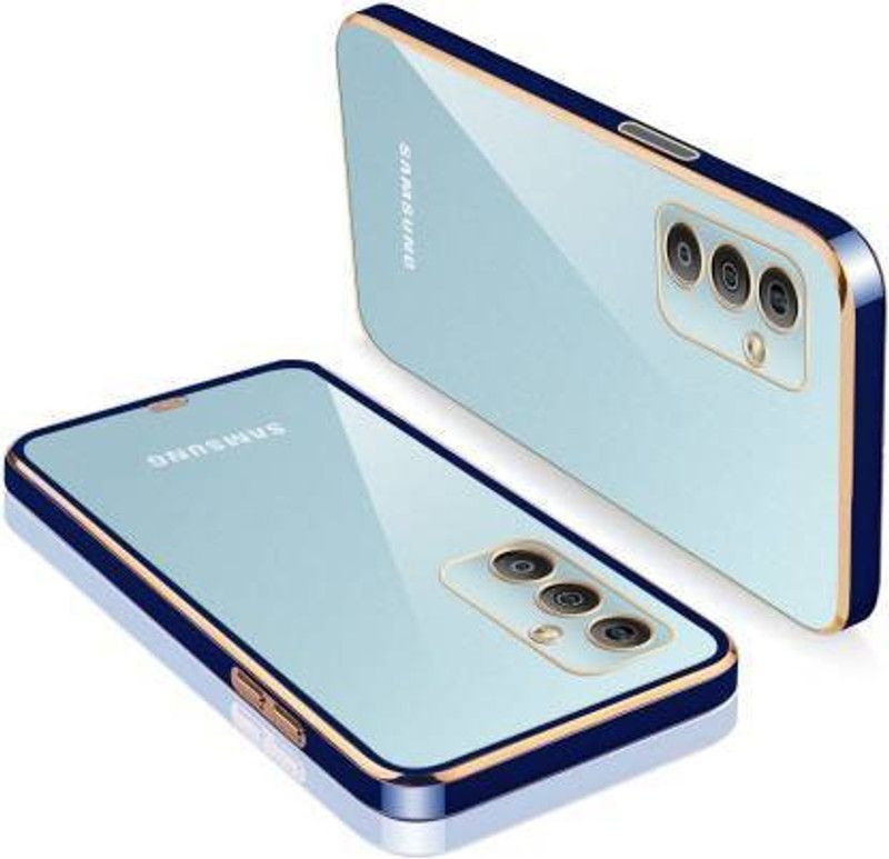 remktr Back Cover for SAMSUNG Galaxy F23 5G  (Blue, Gold, Flexible, Silicon, Pack of: 1)