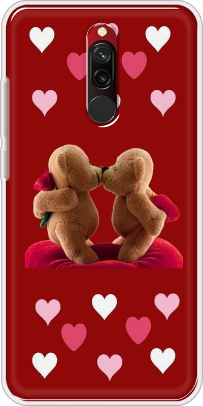 Hansviprint Back Cover for Mi Redmi 8  (Multicolor, Grip Case, Silicon, Pack of: 1)