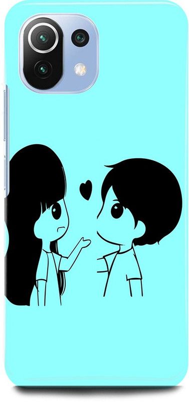JUGGA Back Cover for Xiaomi 11Lite NE, LOVE, COUPLE, LOVERS, BOY, GIRL, VALENTINE, LOVERS  (Blue, Hard Case, Pack of: 1)