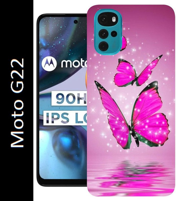 Gabroo Back Cover for Moto G22  (Pink, Grip Case, Silicon, Pack of: 1)