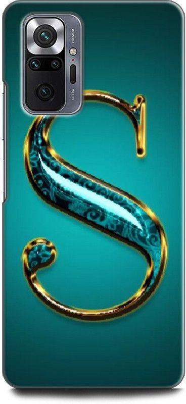 KEYCENT Back Cover for REDMI Note 10 Pro Max S, S LETTER, STAR, BLACK STAR, WHITE S LETTER, S ALPHABET, DESIGN  (Multicolor, Pack of: 1)