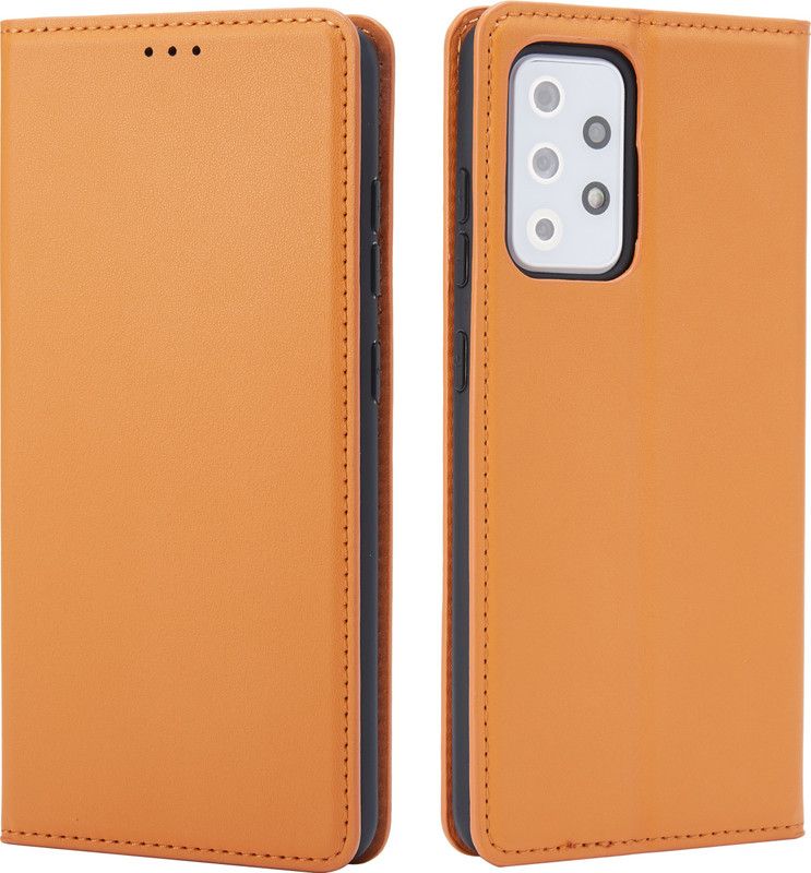 Fashion Flip Cover for Oneplus 9  (Orange, Pack of: 1)