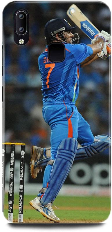 Dimora Back Cover for Vivo V11, 1806, MS,Dhoni,Ms,Dhoni,7,Mahendra,Singh,Dhoni,India,Cricket,India,player,  (Multicolor, Hard Case, Pack of: 1)