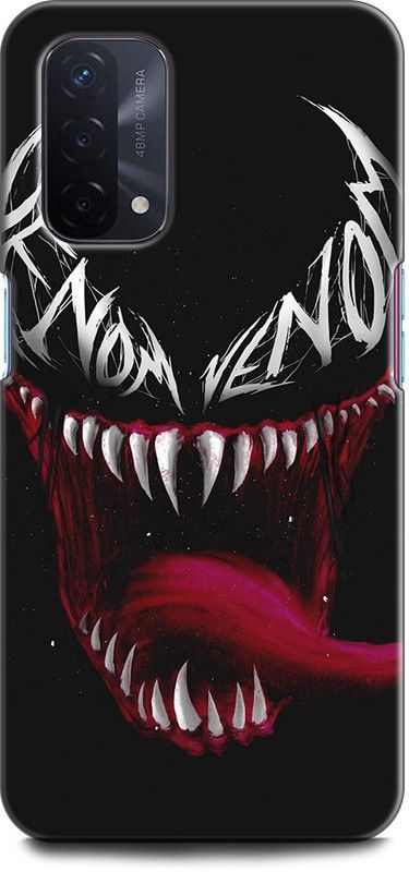 Afterglow Back Cover for Oppo A74 5G VENOM, MARVAL, COMIC, SPIDERMAN, ANTI HERO, SUPERHERO  (Multicolor, Shock Proof, Pack of: 1)
