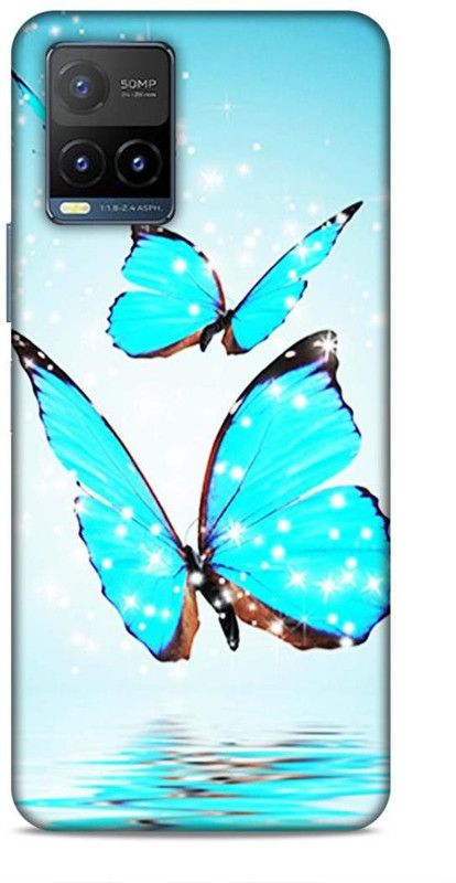Coverland Back Cover for Vivo Y33s  (Blue, Pack of: 1)