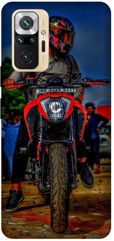 GRAFIQE Back Cover for REDMI Note 10 Pro Max M2101K6I BIKE, DUKE, DUKEBIKELOVER, SUPERBIKE, RAIDER  (Multicolor, Shock Proof, Pack of: 1)