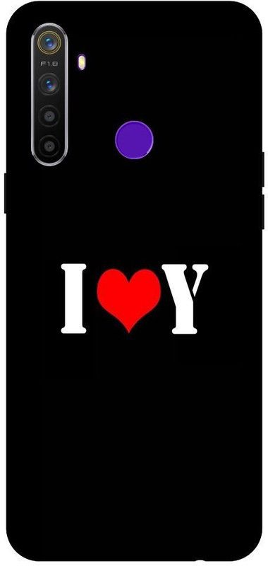 Wall Art Back Cover for Realme 5 Y, I LOVES Y, NAME, LETTER, ALPHABET, IY LOVE, HART  (Multicolor, Dual Protection, Pack of: 1)