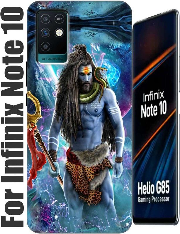 Auqueno Back Cover for Infinix Note 10 2566  (White, Shock Proof, Silicon, Pack of: 1)