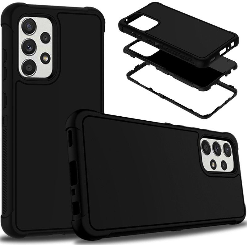 Raindrops Back Cover for SAMSUNG Galaxy A52 Rugged Armor Protective Case Cover  (Black, Rugged Armor)