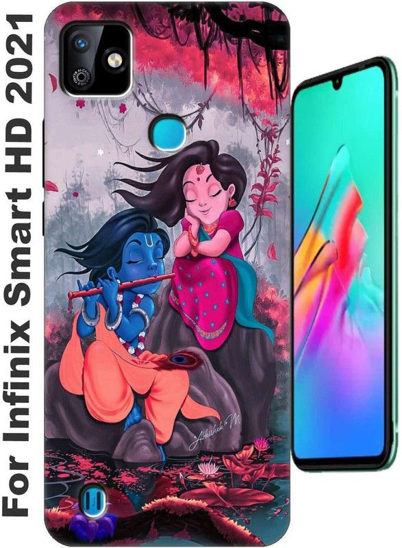 Rockerspot Back Cover for Infinix Smart HD 2021 2809  (Blue, Flexible, Silicon, Pack of: 1)