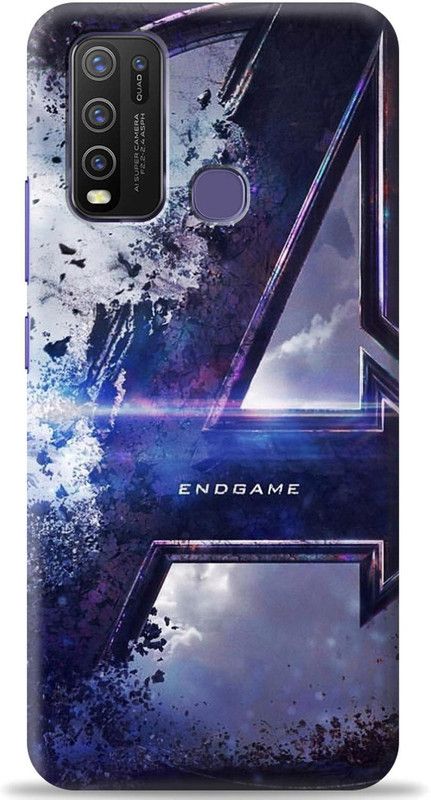 Crafter Back Cover for Vivo Y30  (Purple, Shock Proof, Pack of: 1)
