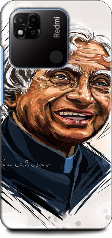 INDICRAFT Back Cover for REDMI 10A A P J ABDUL KALAM, INDIAN, NATIONAL  (Multicolor, Shock Proof, Pack of: 1)