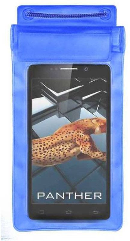ACM Pouch for iBall Andi 5K Panther  (Blue, Waterproof, Silicon, Pack of: 1)