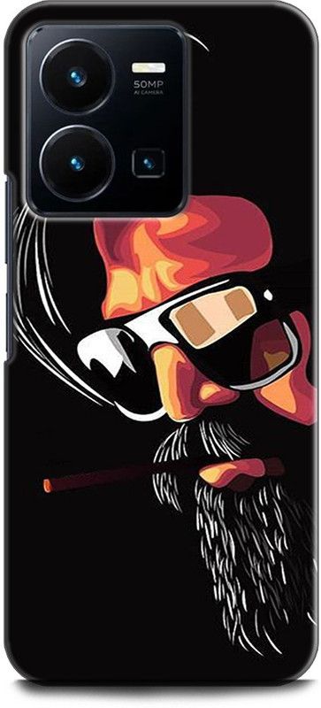 WallCraft Back Cover for Vivo Y35, V2205 KGF, ROCKY BHAI, YASH, NAVEEN KUMAR GOWDA  (Multicolor, Dual Protection, Pack of: 1)