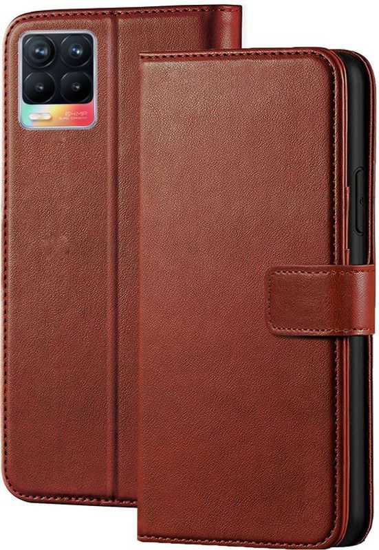 BooZ Back Cover for Realme 8, Realme 8 Pro  (Brown, Dual Protection, Pack of: 1)