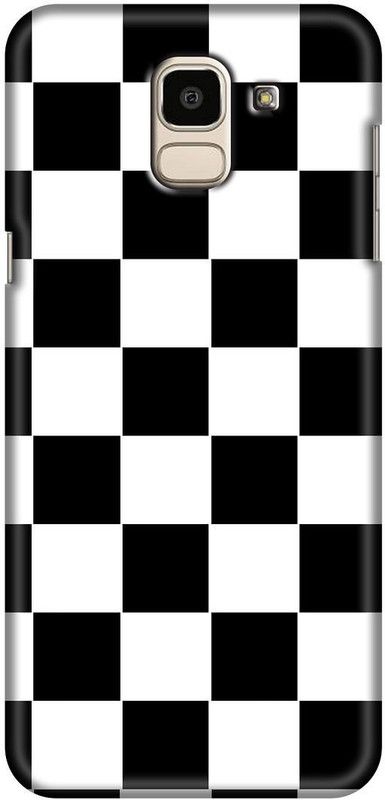 ZAPPY Back Cover for Samsung Galaxy J6, Samsung Galaxy On6  (Black, White)
