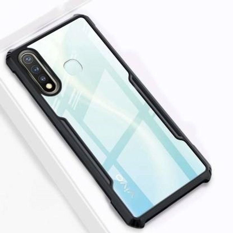 NewSelect Back Cover for Vivo Y12, Vivo Y15, Vivo Y17, Vivo Y11  (Black, Shock Proof, Pack of: 1)