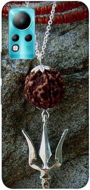 NDCOM Back Cover for Infinix Note 11 Lord Shiva Rudraksha Printed  (Multicolor, Hard Case, Pack of: 1)