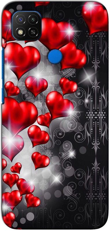 Parshu Back Cover for Redmi 9, Redmi 9 Activ, Poco C31  (Black, Red, Pack of: 1)