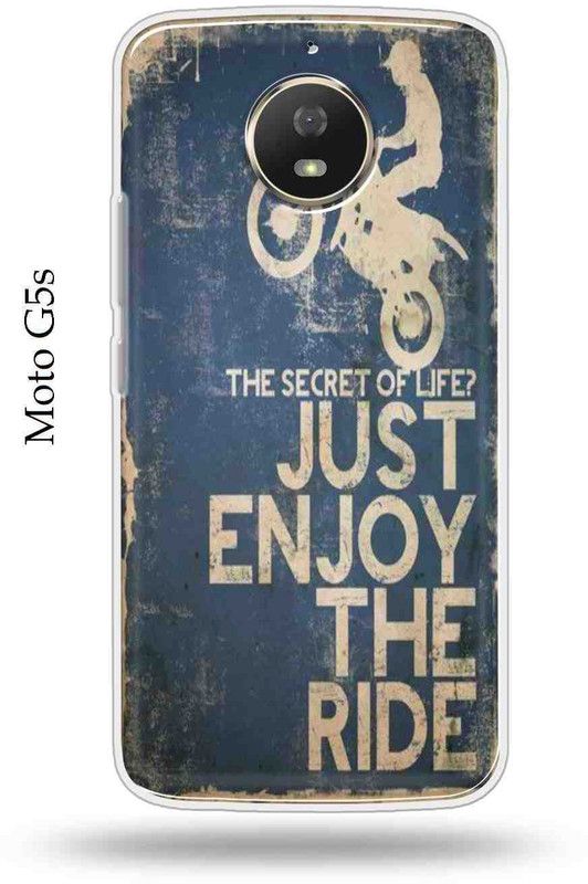 Mystry Box Back Cover for Motorola Moto G5s  (Blue, Beige, Flexible, Pack of: 1)