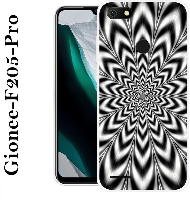 INDIALAND Back Cover for Gionee F205 Pro  (Multicolor, Grip Case, Silicon)