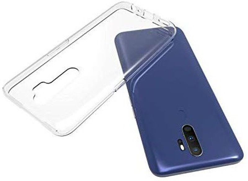 eCase Back Cover for Oppo A5(2020)  (Transparent, Silicon, Pack of: 1)