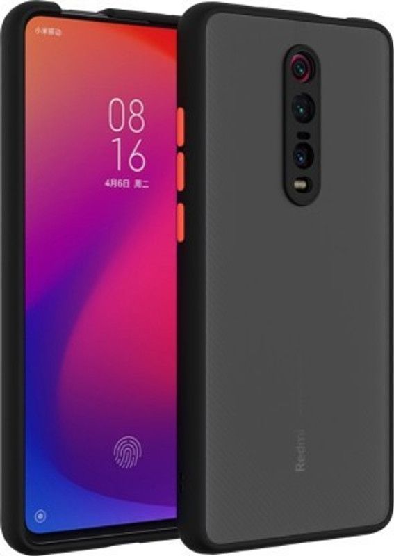 Cermarise Back Cover for Mi K20  (Black, Camera Bump Protector, Pack of: 1)