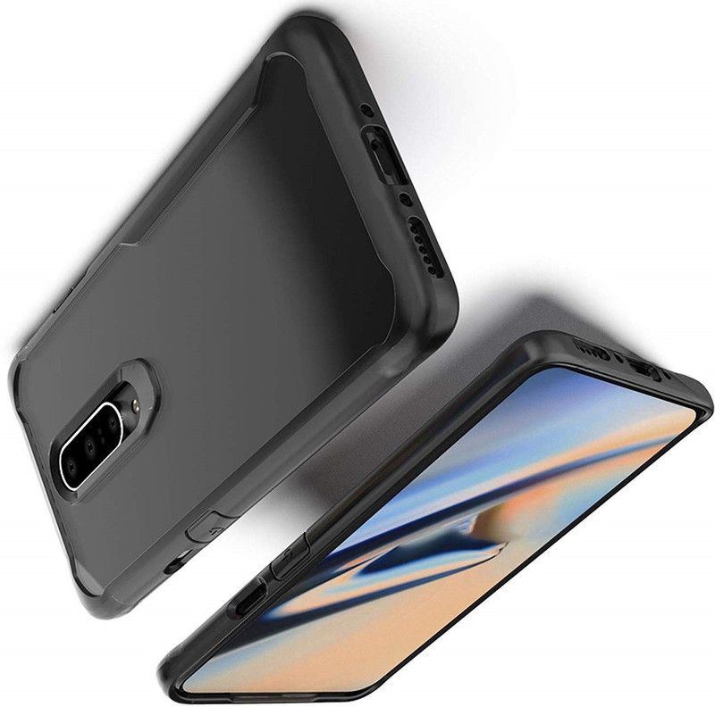 Phone Back Cover Flip Cover for Mi K20 Pro  (Transparent, Black, Grip Case, Pack of: 1)