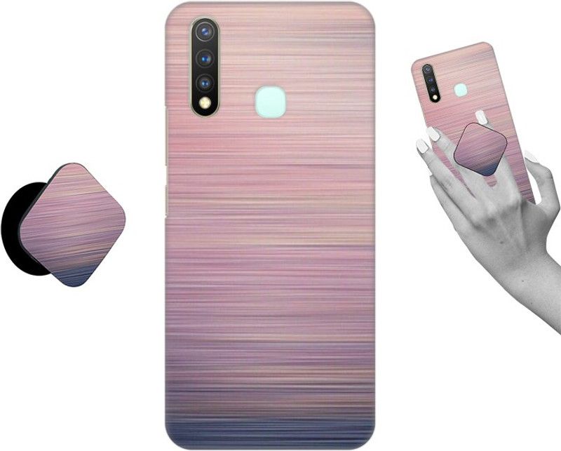 iCopertina Back Cover for Vivo Y19  (Multicolor, Cases with Holder, Pack of: 1)