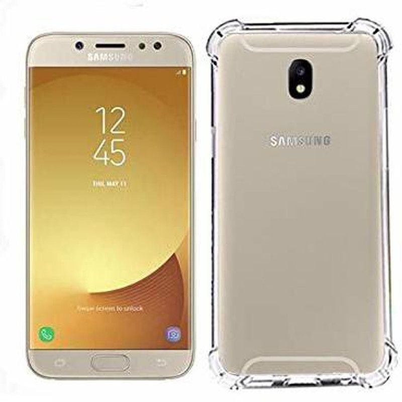 Elica Bumper Case for Samsung Galaxy J7 Pro  (Transparent, Shock Proof, Silicon, Pack of: 1)