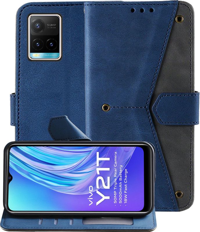 Autofocus Back Cover for Vivo Y21T  (Multicolor, Holster, Pack of: 1)