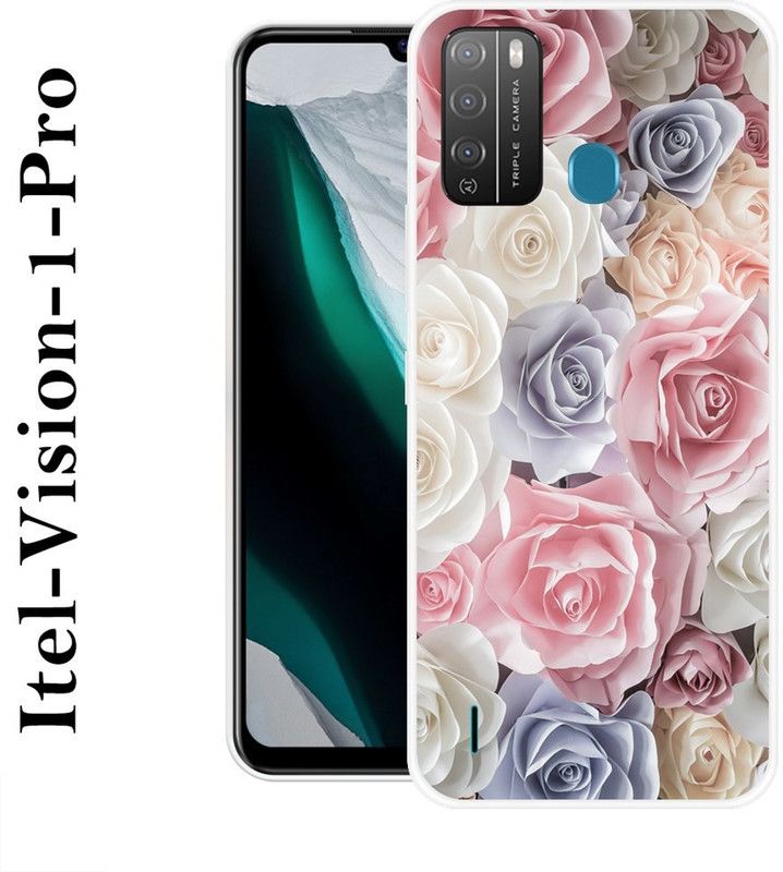 BAGRA Back Cover for Itel Vision 1 Pro  (Multicolor, Silicon)