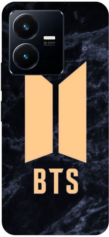 URCHIN Back Cover for Vivo Y22 BTS-BTS-Logo-BTS-Army-Bangtan-Kpop-201102  (Multicolor, Shock Proof, Pack of: 1)