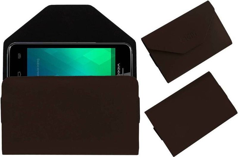 ACM Pouch for Videocon V40pg  (Brown, Cases with Holder, Pack of: 1)