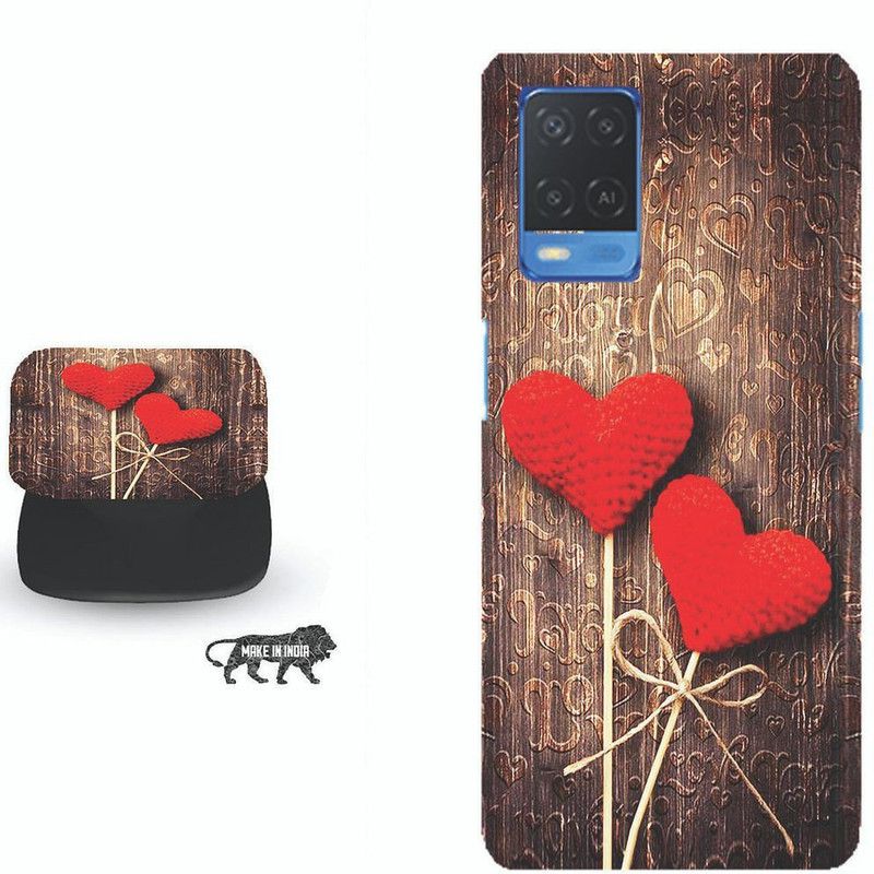 Hello Case Back Cover for Oppo A54 5G  (Multicolor, Cases with Holder, Pack of: 1)