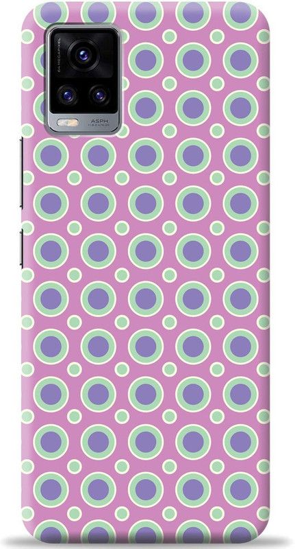 Crafter Back Cover for Vivo V20  (Purple, Shock Proof, Pack of: 1)