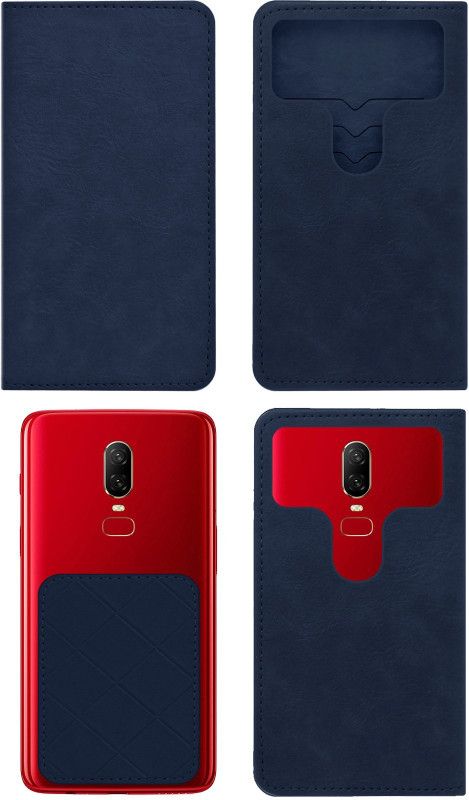 ACM Flip Cover for Oppo Reno 2 Z New  (Blue, Cases with Holder, Pack of: 1)