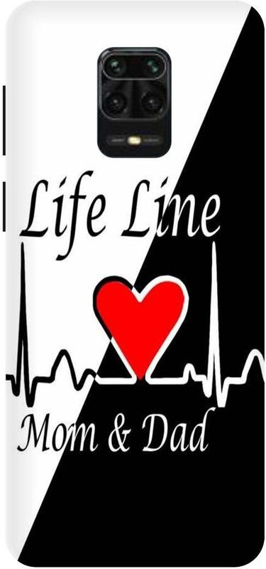 PICHKU Back Cover for REDMI-NOTE 9 PRO-M2003J6B2G-LATTER,ALPHABET,NAME,DESIGN,LIFE,LINE,GIRLS,BOYS,LOVE  (Black, Hard Case, Pack of: 1)
