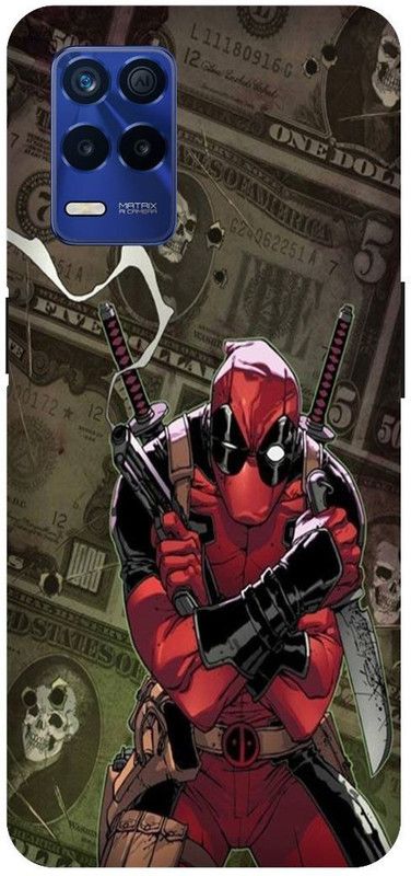 Bluvver Back Cover for Realme 8s 5G , RMX3381, Printed Deadpool Back Cover  (Multicolor, Hard Case, Pack of: 1)