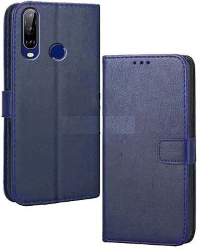 Urban Tech Flip Cover for LG W31Flip Case | Magnetic Closure | Shock Proof Wallet Flip Cover  (Blue, Magnetic Case, Pack of: 1)