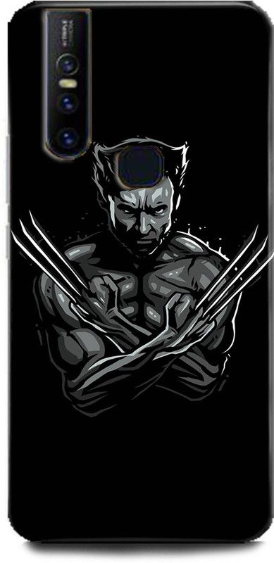 Afterglow Back Cover for Vivo V15 X MEN, WOLVERINE, MARVAL, COMIC, LOGAN, SUPERHERO,BLACK AND WHITE  (Multicolor, Shock Proof)