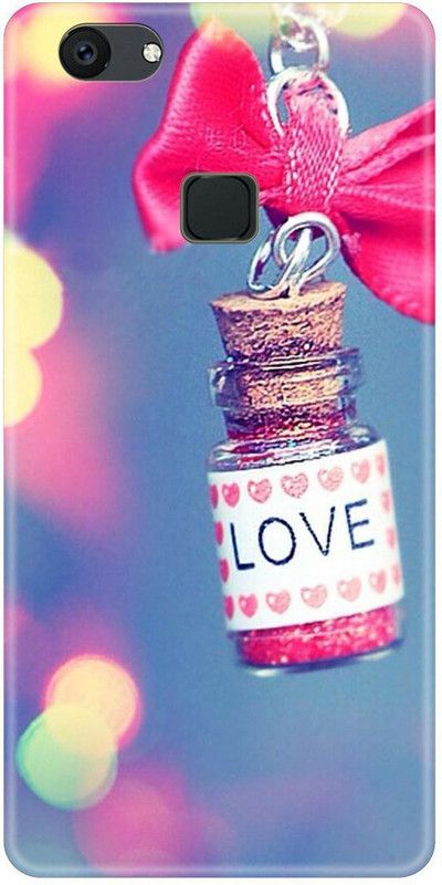 Smutty Back Cover for VIVO V7 - Love Print  (Multicolor, Hard Case, Pack of: 1)