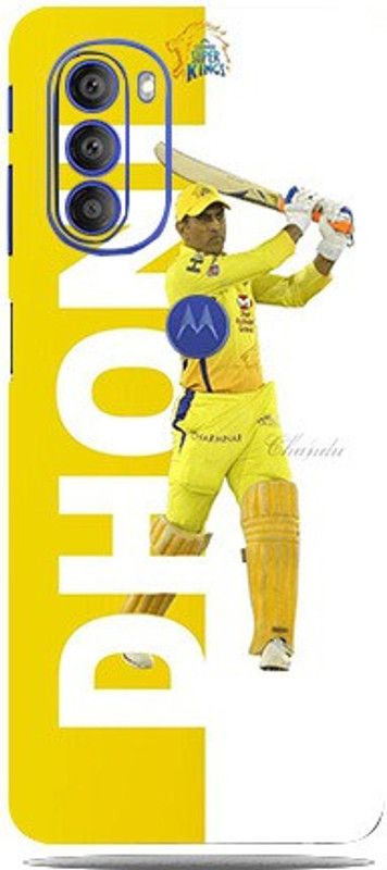 Mclaxa Dhoni Sign Mobile Back Skin, Dhoni, Motorola G52 5G Mobile Skin  (Dhoni Skin With Super Matte Finish)