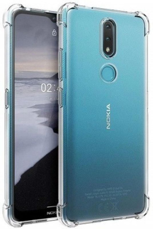 Gorilion Back Cover for Nokia 2.4  (Transparent, Flexible, Silicon, Pack of: 1)